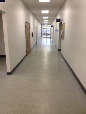 Hallway to veteran services, child support