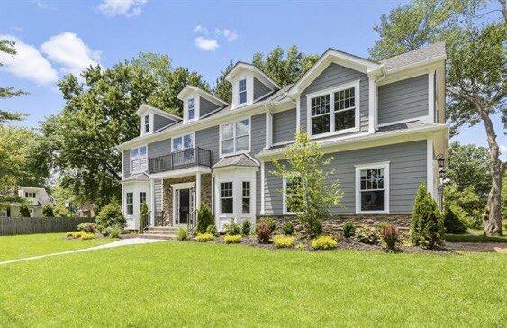 New home built by Debcan Construction in Westfield, NJ.