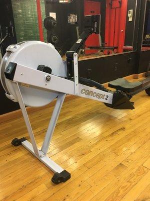 The Studio has a Concept 2 Rower.