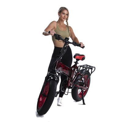 One of our personal favorite E-Bikes - the Oh Wow Volt folds in half and features up to a 1000W motor, disk brakes, and large battery.