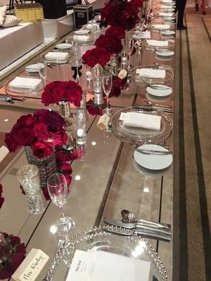 Gorgeous mirror tables