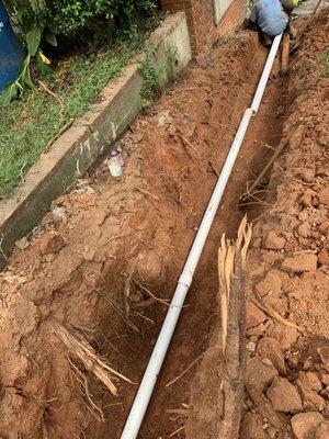 Sewer installation