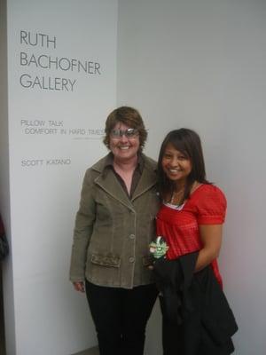 me with exhibiting artist Maryrose Cobarrubias Mendoza