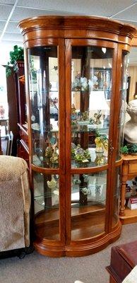 Many Styles & Finishes on Curio Cabinets