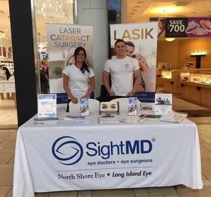 Representing SightMd in the Smithhaven Shopping Concourse