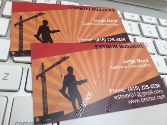 Spot UV Business Cards