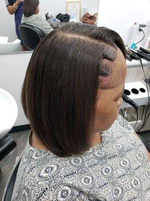 Relaxer Retouch Deep Cond Ends Clipped Style