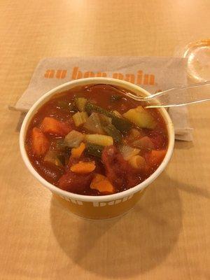 Small vegetable medley soup ($3.80)