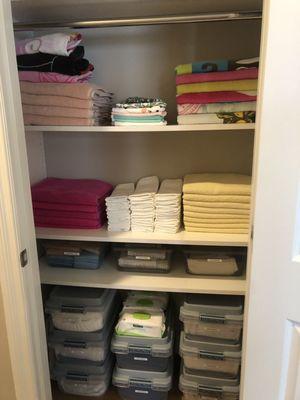 Linens closet