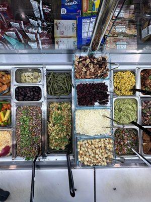 Salad bar toppings