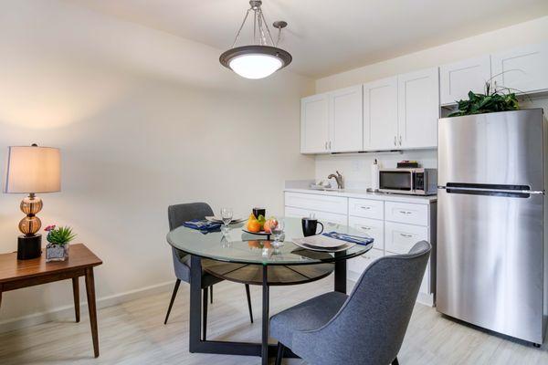 Small one bedroom kitchen.