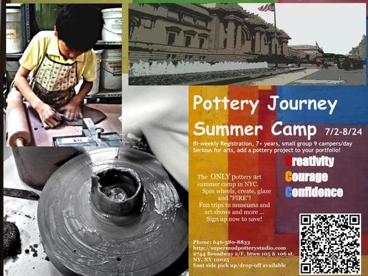 Pottery Journey Summer Camp (upper west side)