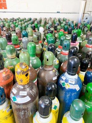 We offer a variety of oxygen cylinders!