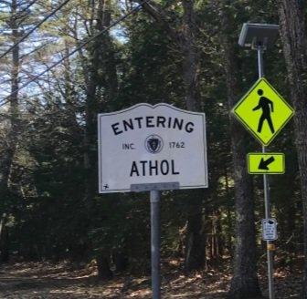 Entering Athol.