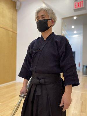 Master K - gearing up to teach kendo!