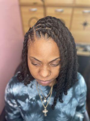 Service:
Loc Maintenance(Retwist & Style)