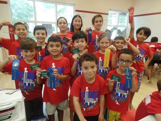 Summer Camp Math Winners