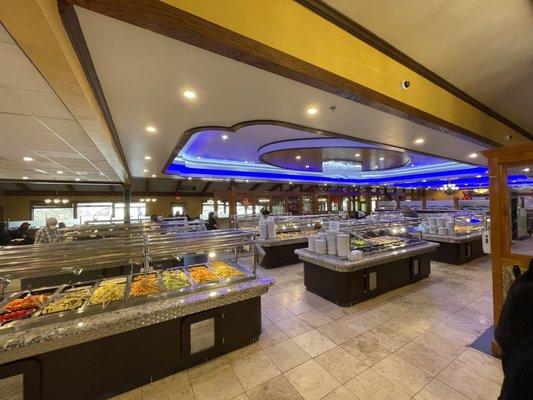 Buffet area.