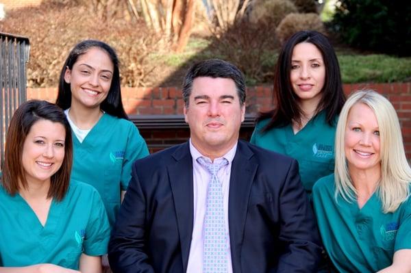 Bryanne, Vanessa, Dr. Queen, Claudia, and Kristi welcome you to our family of patients here at Elden Street Dental Care