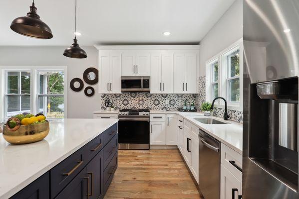 Kitchen designed and built by Light Box Homes