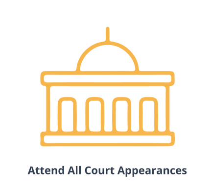 Attend All Court Appearances