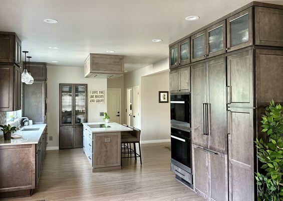 Remodeled kitchen