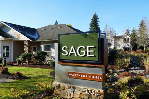 Sage - Entrance sign