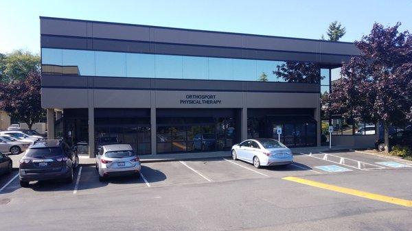 OrthoSport off 36th Avenue West, in a business complex near Alderwood Mall / Lynnwood Convention Center.