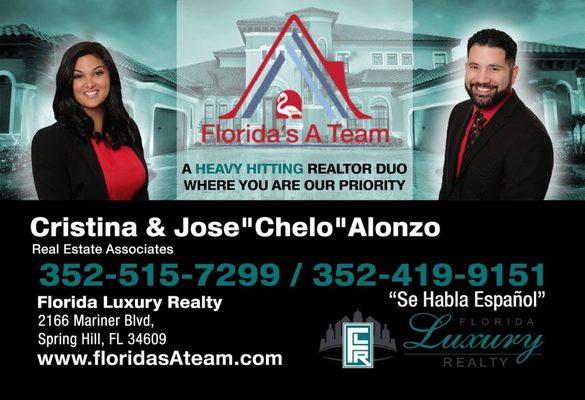 Cristina & Chelo Alonzo are a heavy hitting that will work hard for you, so you don't have to!