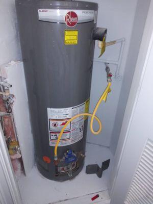 Installed and Repair Gas Water Heater (Electrical too)