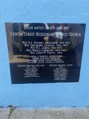 Center Street Missionary Baptist Church