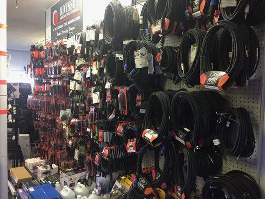 We have Northern Califorina's largest selection of audio and video cables