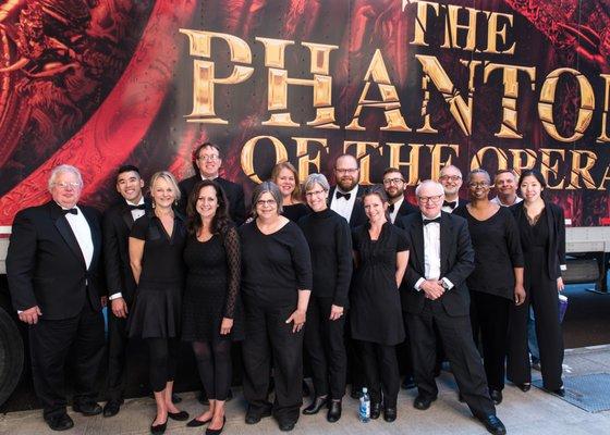 Phantom of the Opera orchestra at the Paramount, Seattle.