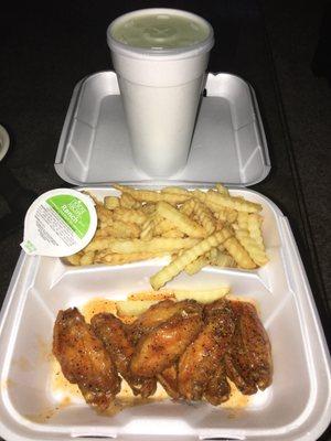 Great wings and the lemonade i love it