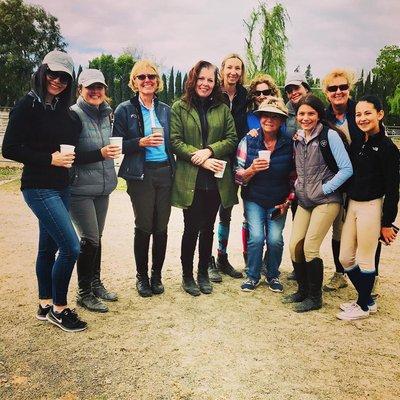 Group shot after a Sue Lightner clinic!