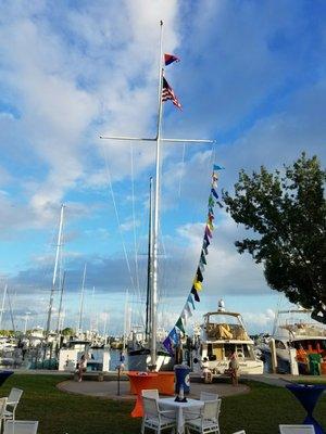 Coral Reef Yacht Club Mast