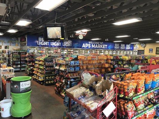 This is a great location to stop to grab some beers, snacks, any daily needs, and ice at great prices!