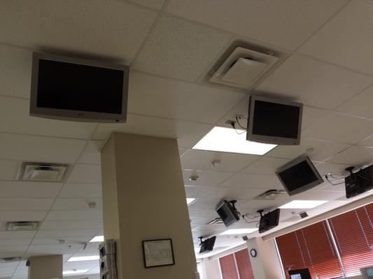 Tvs on each station!