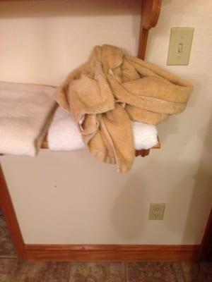 More dirty towels upon arrival