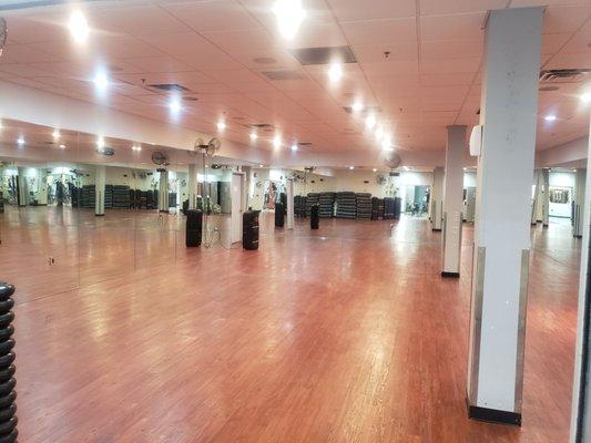 Beautiful, spacious studios for yoga, total body conditioning and zumba!