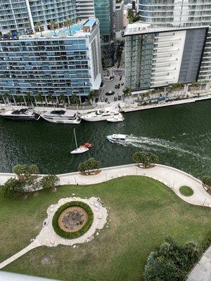 Brickell, Miami (outside view from my condo)