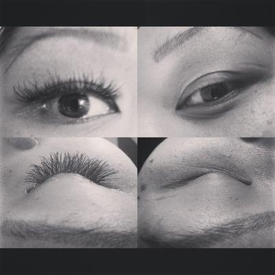 Natural shorter lashes