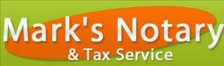 Mark's Notary & Tax Service logo