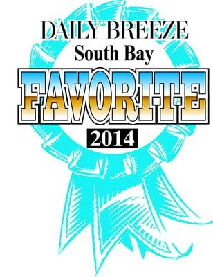 Atlantis is proud to announce that it has received the 2014 Daily Breeze "South Bay's Favorite" for best medical group.