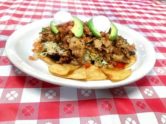 Chicken Tostadas