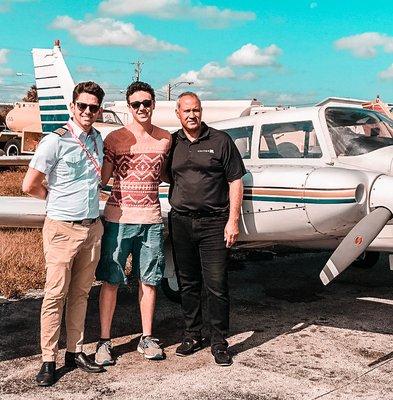 Congrats to Ezra for passing his Commercial Multi Engine Checkride!