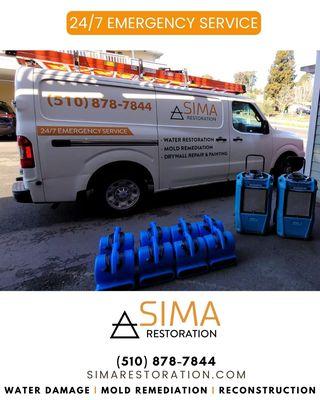 Give us a call for all your water restoration needs! We offer FREE estimates all around the Bay Area 24/7! (510) 878-7844