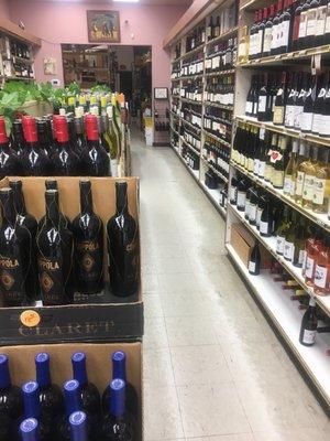 Nice selection of wine