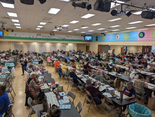 Players at Saints Bingo