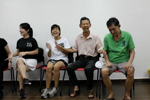 Silver Kite's international work in Singapore working with high school students and community elders